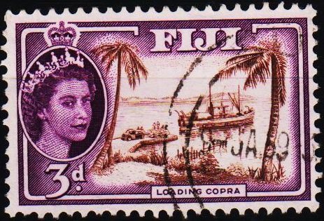 Fiji. 1954 3d S.G.285 Fine Used