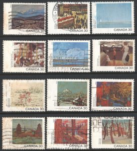 Canada SC#955-966 30¢ Canada Day: Paintings of Canadian Landscapes (1982) Used