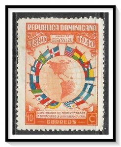 Dominican Republic #354 Pan American Union Used