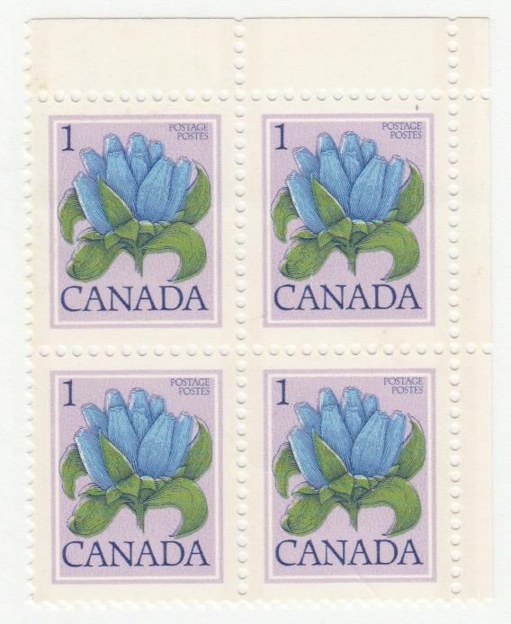 781 wild flower - 13 perf  MNH