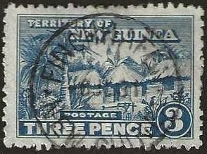 New Guinea, Sc  # 5, used,  FINCHHAFEN cancel , 1925.  (P167)