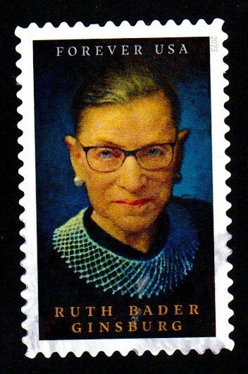 SC# 5821 - (66c) - Ruth Bader Ginsburg - Supreme Court - Used Single - Off Paper