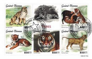 GUINEA-BISSAU 2023 - Tigers / minisheet