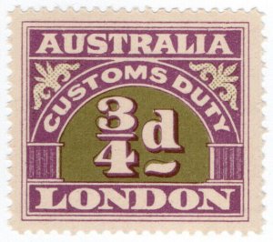 (I.B) Australia Revenue : Customs Duty ¾d