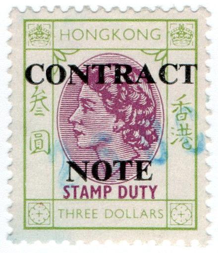 (I.B) Hong Kong Revenue : Contract Note $3