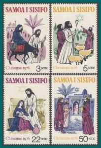 Samoa 1976 Christmas, MNH 442-445,SG474-SG477