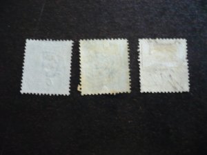 Stamps - India - Scott# 26,26b,28 - Used Part Set of 3 Stamps