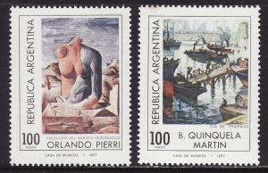 Argentina #1186-87 F-VF Mint NH ** Art