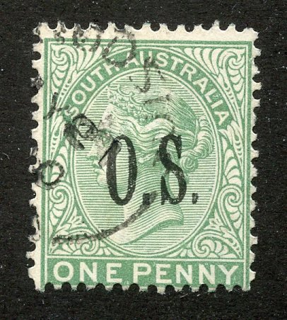 South Australia, Scott #o55, Used