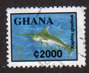 Ghana 1838 - Used - Swordfish (cv $4.25)