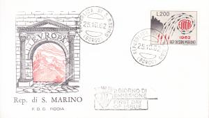 San Marino 1962 Europa FDC