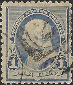 # 219 DULL BLUE USED BEN FRANKLIN SCV-0.75