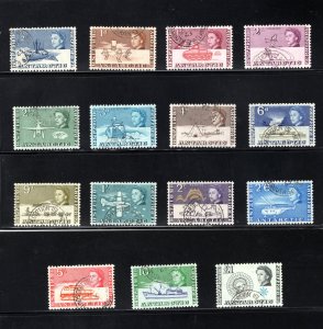 British Antarctic Territory #1-15, VF, Used, CV $122.95  ..... 0790001