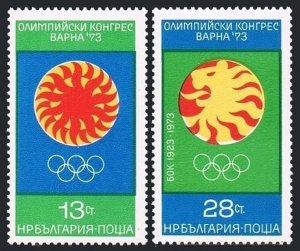 1973 Bulgaria 2263-2264 Olympic Committee 4,50 €