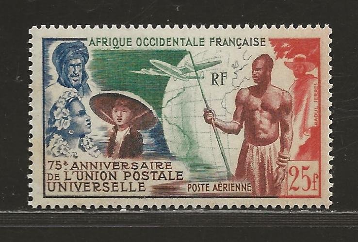 FRENCH WEST AFRICA SC# C15 F-VF MNH