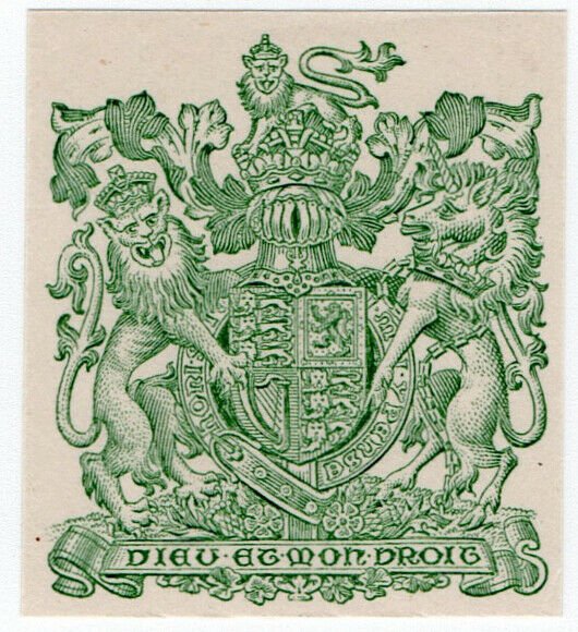 (I.B) Cinderella Collection : Eyre & Spottiswoode Stamp Essay (Royal Arms)