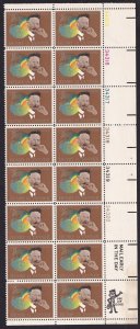Scott #1486 American Arts (Henry O. Tanner) Plate Block of 16 Stamps - MNH PC#2