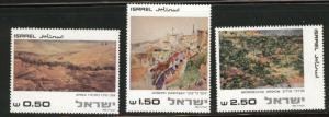 ISRAEL Scott 771-773 MNH** 1981 ART set without tabs