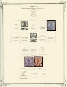 Malta Collection on Scott Specialty Pages