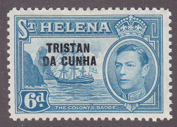 Tristan Da Cunha 7 The Colony's Badge O/P 1952