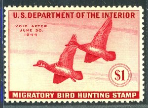 U.S. #RW10 MINT OG NH