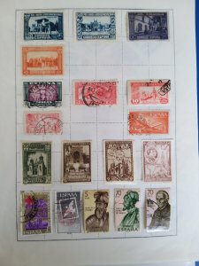 Lot Old Spain used/unused hinged