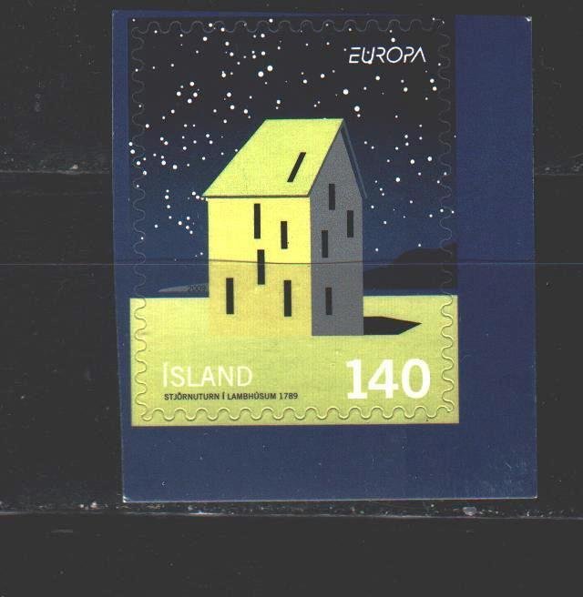 Iceland. 2009. 1245 from the series. Observatory, europe sept. MNH.