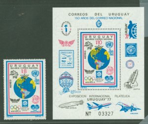 Uruguay #C428-C429  Single (Complete Set)