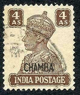 Chamba SG116 4a brown fine used Cat 18 pounds