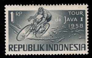 Indonesia Scott 467 MH* Java Bicycle tour stamp