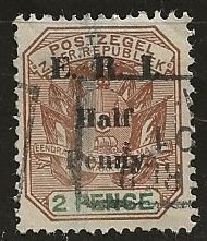 Transvaal  | Scott # 246 - Used