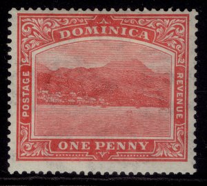 DOMINICA GV SG63, 1d carmine-red, M MINT.