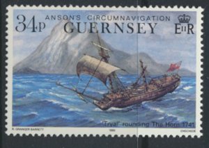 Guernsey  SG 499  SC# 439 MNH  Circumnavigation - Ships  1990  see scan     