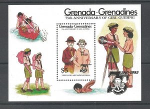 1985 Scouts Grenada Grenadines Girl Guides 75th anniversary SS