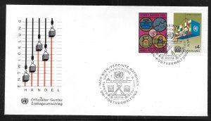 UN Vienna  35-36 Trade Conference FDC Geneva Cachet