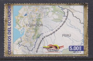 Ecuador 2113 Map MNH VF