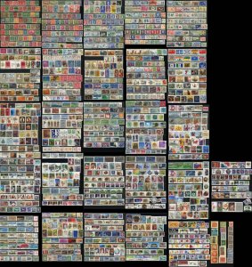 1200+ Canada Postage Stamp Collection 1897-2005 Used