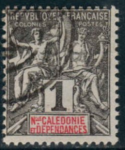 New Caledonia  #40  Used CV $1.10