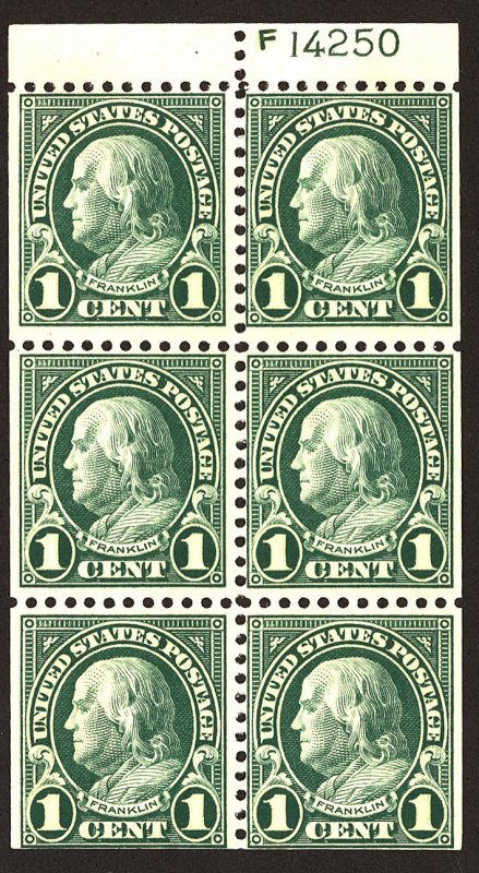 U.S. #522A MINT OG LH 