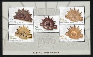 Australia SGMS3775 2012 Rising Sun Miniature Sheet U/M