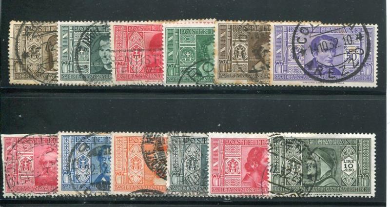 Italy #268-79 Used VF Cat $640   -  LSP