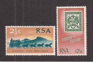 SOUTH AFRICA SC# 357-58   FVF/MOG  1969