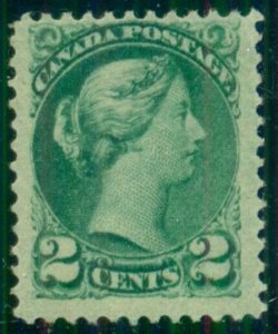 CANADA #36, 2¢ green, fresh og, NH, VF, Scott $170.00