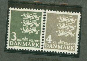 Denmark #444A/444C  Single