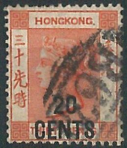 70383 -  HONG KONG - STAMP : Stanley Gibbons # 40*2 -   Fine  USED