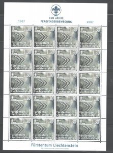 LIECHTENSTEIN 2007 EUROPE CEPT #1369 MNH; 1SET=$0.65