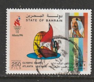 1996 Bahrain - Sc 476 - used VF - 1 single - Summer Olympics