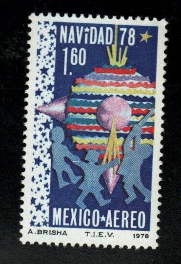 MEXICO Scott C588 MNH** Christmas stamp of 1978