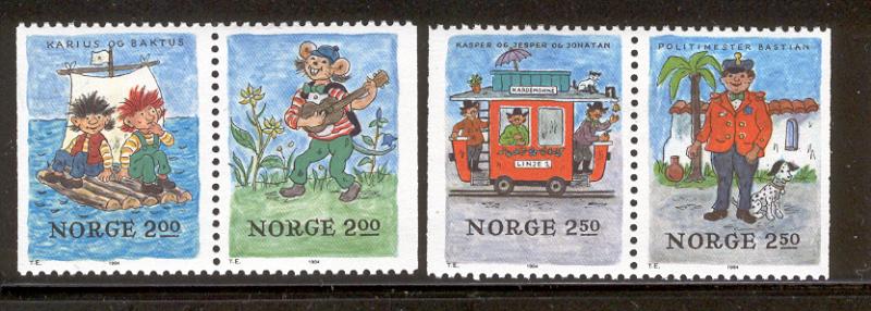 NORWAY 850-853 MNH CHILDREN STORIES 1984