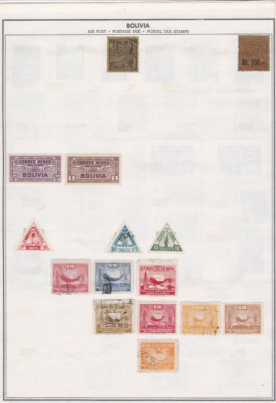 Bolivia Stamps Ref 15039